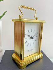 Mantel Clock Gold Carriage by