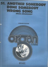 Yamaha Electone Organ Course Sheet Music 'Another Somebody Done Somebody Wrong..