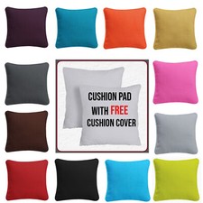 Hollowfiber Cushion Pad with FREE Plain Cushion Cover Home Sofa Decor Multi Size