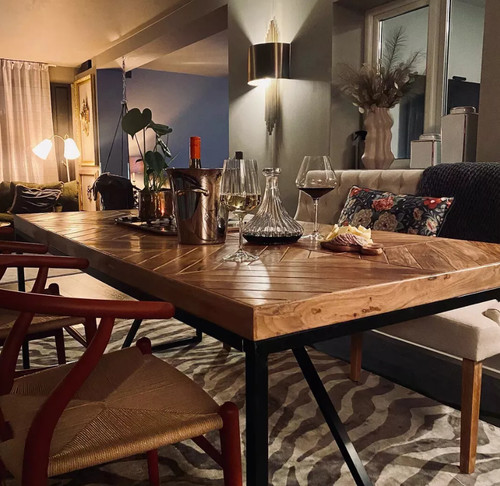 Rustic dining table - rustic,