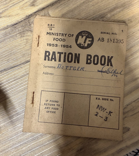 Ministry food ration - ministry, uk