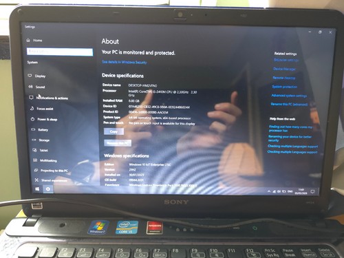Sony vaio vpcca1s1e laptop - vaio,