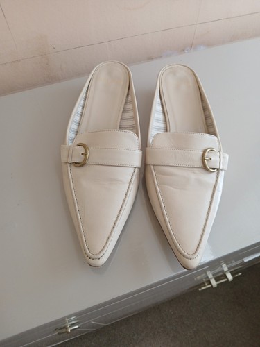 Unisa cream leather kitten - cream,
