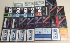 a large job lot x28 BOOTS mixed blank used audio cassettes