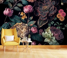 Baroque Flowers Rich Red
