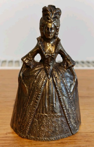 Vintage brass bell - brass, in