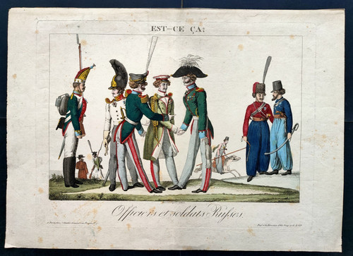 Eau forte 1814 russian - eau,