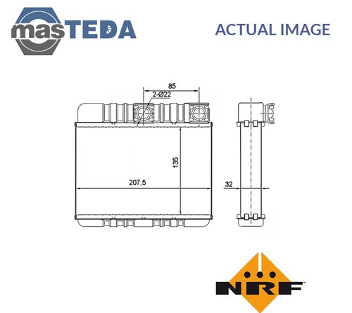 54277 heater radiator - heater,