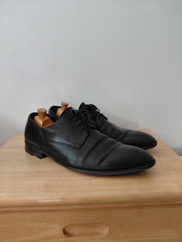 Loake black oxford shoes - black,