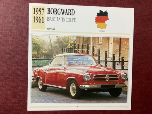 Borgward isabella coupe - isabella, ts