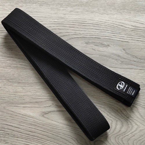 Tkd taekwondo black belt 5cm - black,