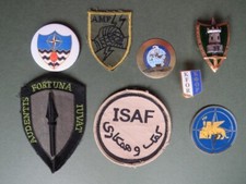 8 NATO & ISAF Badges, Patches & Pocket Crest
