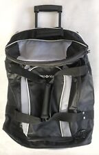 Samsonite Duffle Trolley Bag Wheeled,  Telescopic Handle Black And Grey 55cm