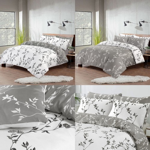 Grey duvet cover soft cotton - grey,