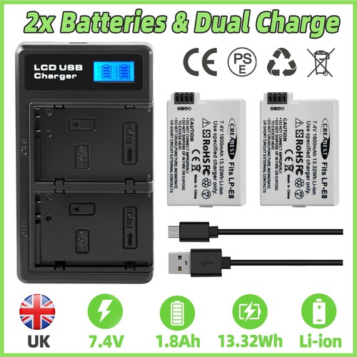 2pcs 1800mah battery charger - 1800mah,