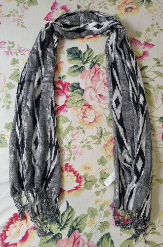 Atmosphere black silver ikat - atmosphere,