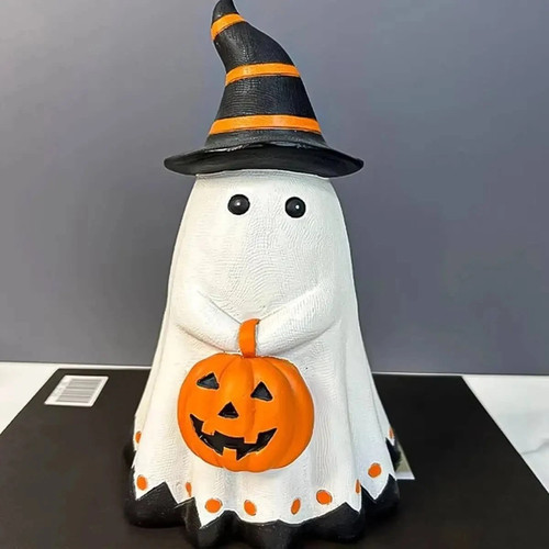 Halloween evil statues holding - halloween,