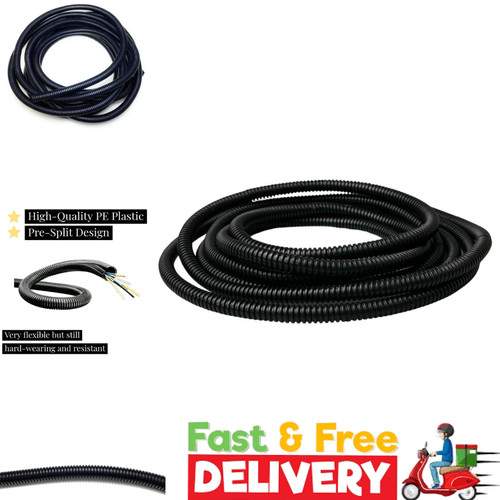 Black corrugated conduit - corrugated,