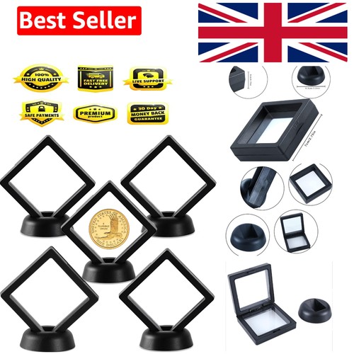 Transparent set coin display - 5-set,