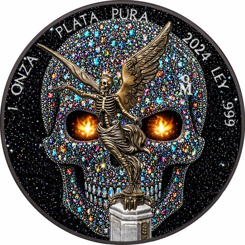 Silver coin diamond - oz,