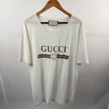 Gucci Men's Logo T-Shirt White