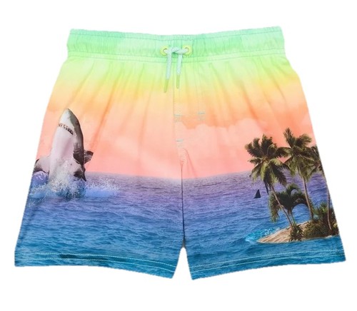 Boys ombre tropical shark swim - ombre,