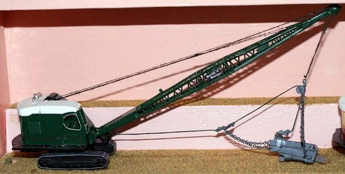 22rb dragline crane 1955 - crane,