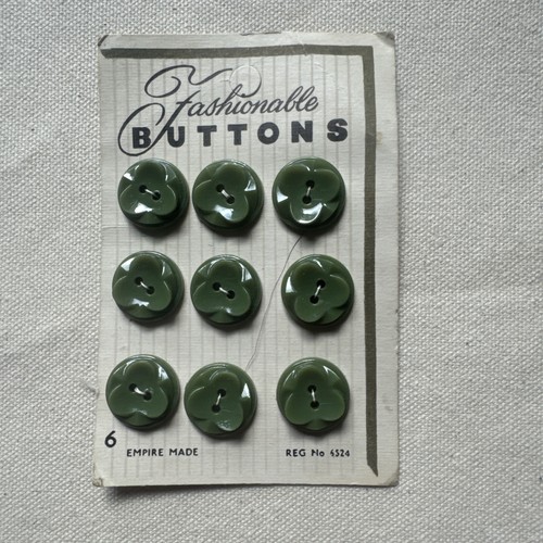 Nine vintage green spade - green,,
