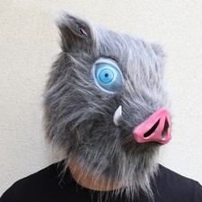 pig head mask Halloween Japanese animation performance props Ghost killing blade