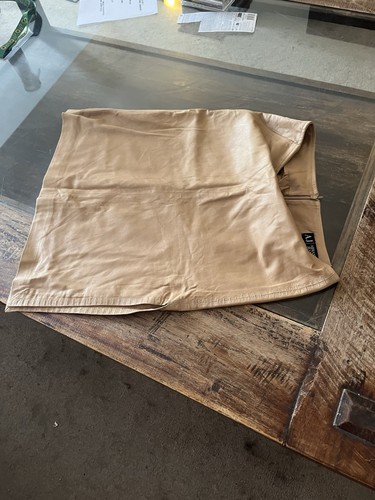Armani jeans leather skirt - armani,