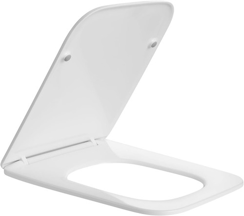 Square soft close toilet seat - soft,