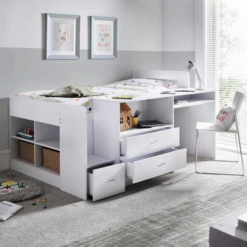 Millie white storage mid - millie,