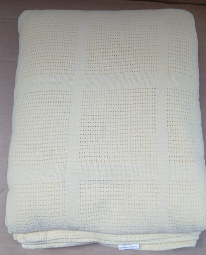 Cellular blanket 100 cotton - blanket,