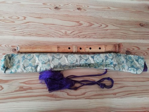 Unknown hole shakuhachi - 5-hole,