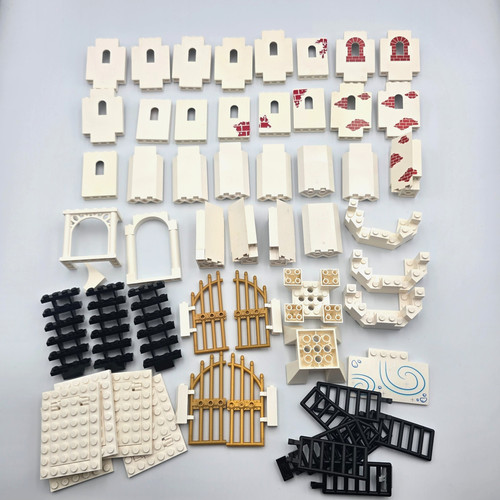 Lego castle white panels doors - lego,