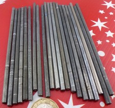 MECCANO PART 15 AXLE RODS 5" X21 MANY PARTS OLD VINTAGE JOB LOT TOY MODEL