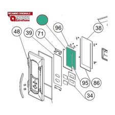 LA NORDICA - 7025725 - Replacement glass 257x192x4 mm MAMY SUPREMA 
