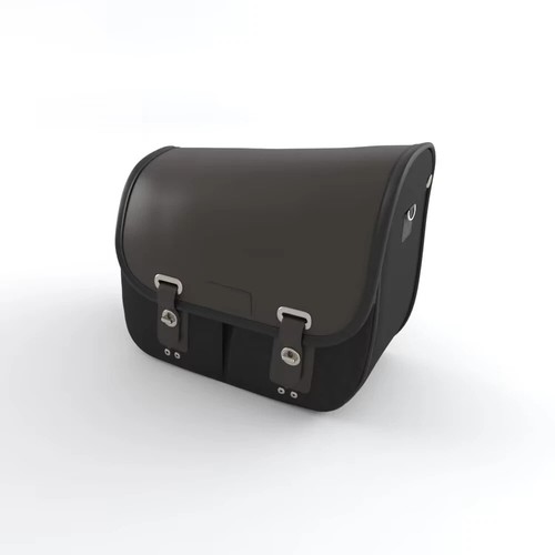 Triumph waxed cotton saddle - waxed,