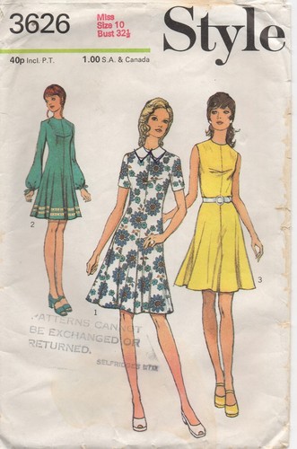 Style sewing pattern 3626 - style,
