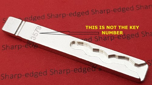 Key hu100 adam vauxhall - key,