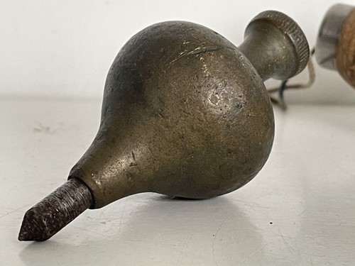 Vintage brass steel plumb - vintage, &