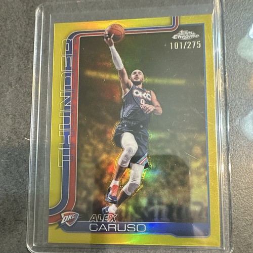 Topps chrome gold alex - chrome, caruso