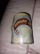 Rare Personalised Royal Doulton Mug Christmas 1904