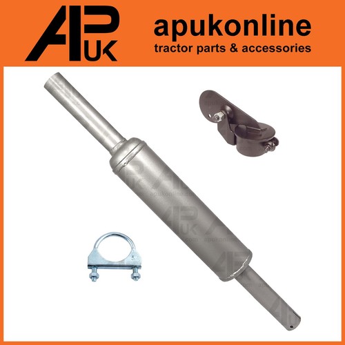 Silver exhaust silencer pipe - exhaust,