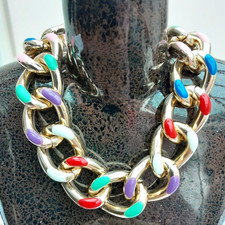 Gold Toned Chunky Curb Link