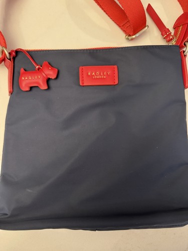 Radley navy crossbody bag red - crossbody,