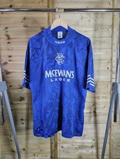 Rare Original Glasgow Rangers 1994/1996 Home Shirt LARGE ADIDAS VGC