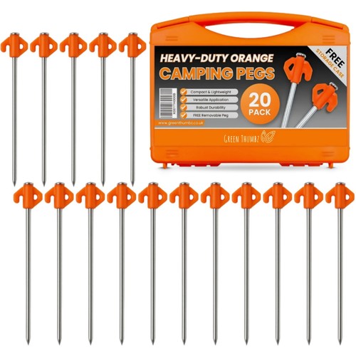 Tent pegs heavy duty metal - duty,