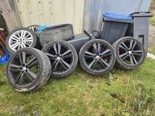 KALIMNOS 20 Inch Jaguar Alloys  With  4x  Good 255 35 20 Tyres  off JAGUAR XF