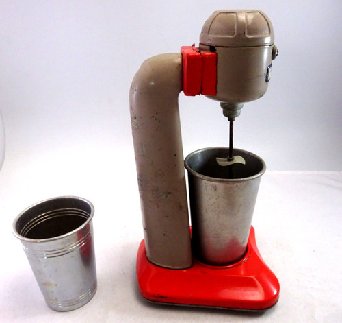 Vintage tin toy milk shake - tin,